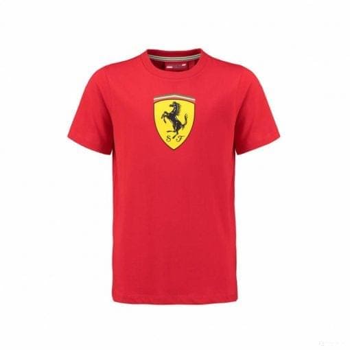 Ferrari Kids T-shirt, Scudetto, Red, 2018