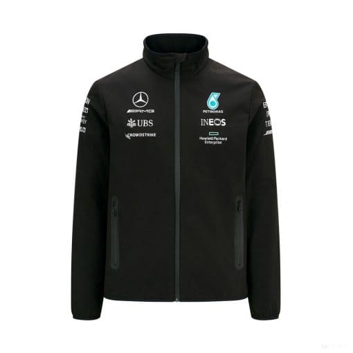 Mercedes Softshell Jacket, Team, Black, 2021