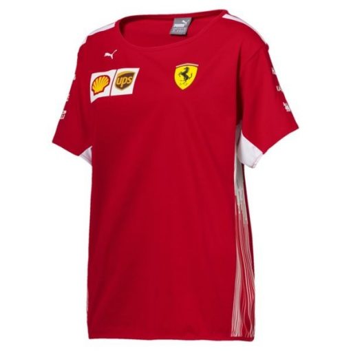 Ferrari Womens T-shirt, Team, Red, 2018