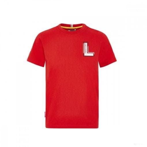 Ferrari Kids T-shirt, Leclerc, Red, 2020