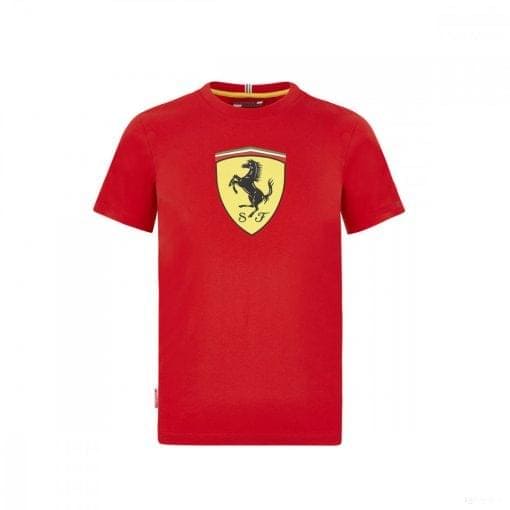 Ferrari Kids T-shirt, Shield, Red, 2020