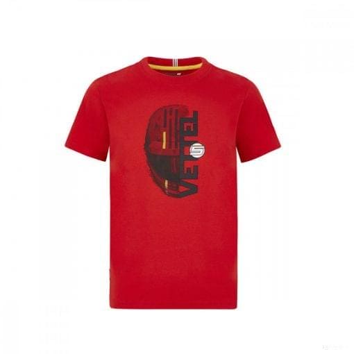 Ferrari Kids T-shirt, Vettel, Red, 2020