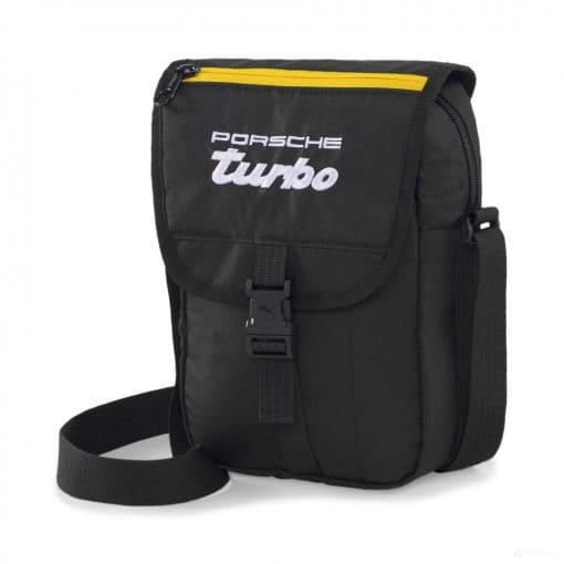 Porsche Legacy Small Messenger Puma, Black, 2022