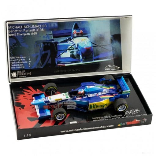 Michael Schumacher Benetton Renault B195 World Champion 1995 1:18