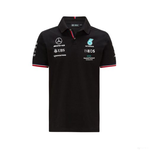 Mercedes Polo, Team, Black, 2021