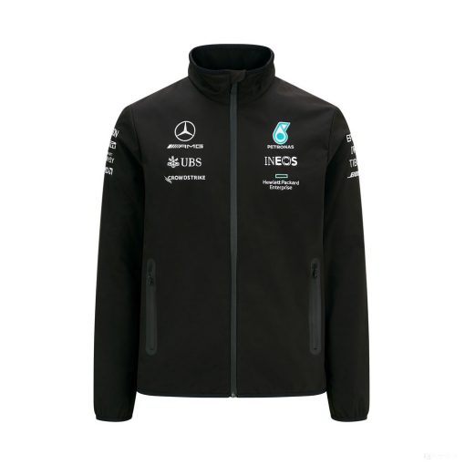 Mercedes Softshell Jacket, Team, Black, 2021