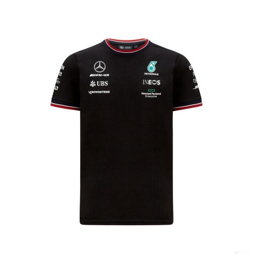 Mercedes T-shirt, Team, Black, 2021