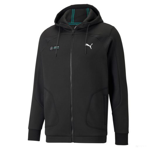 Mercedes Sweater, Puma Hooded, Black, 2021