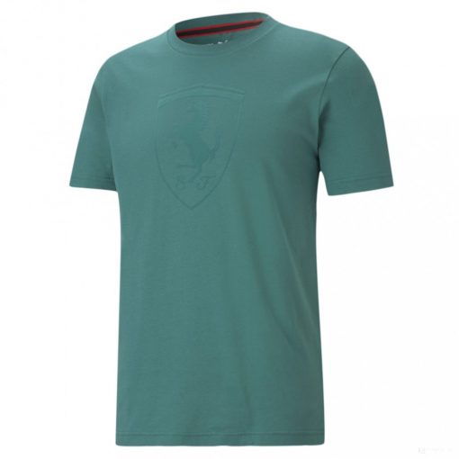 Ferrari T-shirt, Puma Race Big Shield, Green, 2021