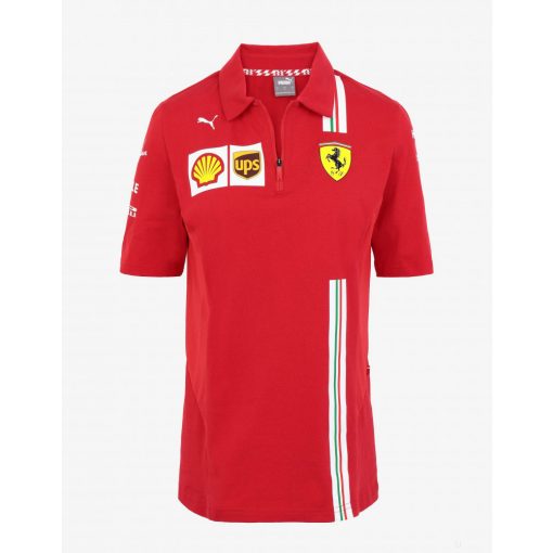 Ferrari Womens Polo, Team, Red, 20/21