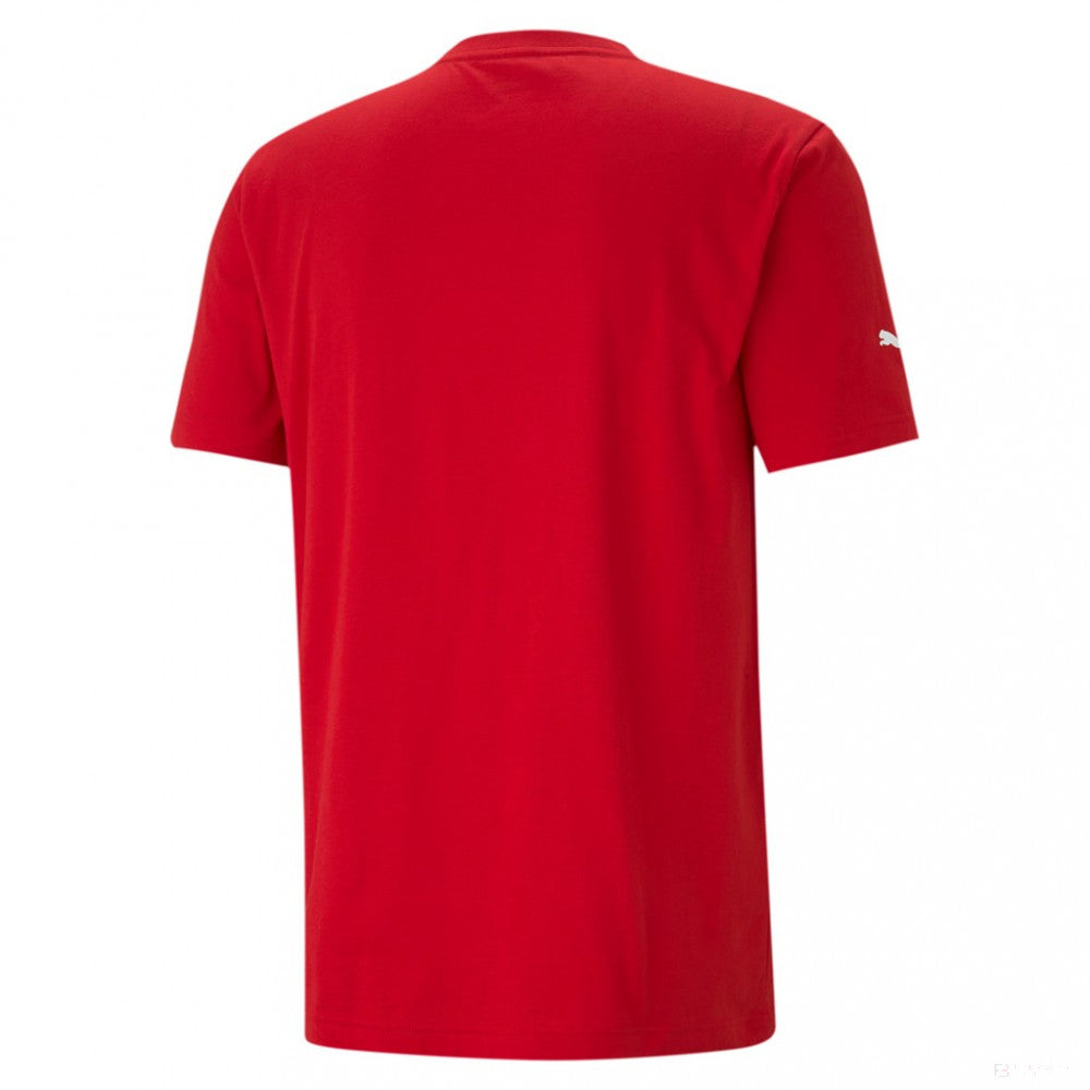 Ferrari T-shirt, Puma Race Big Shield, Red, 2021