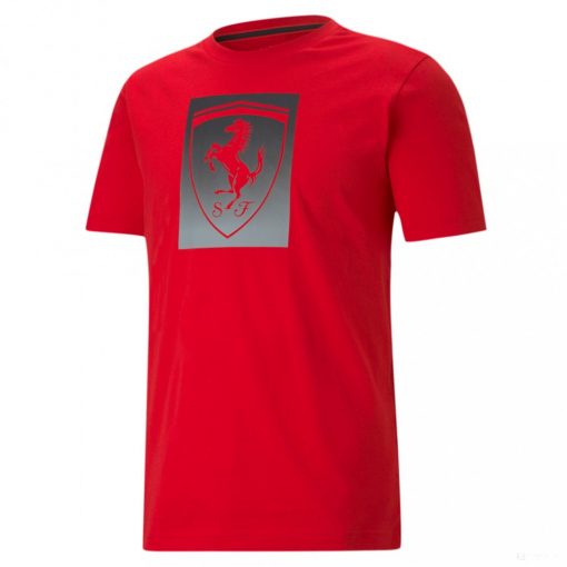 Ferrari T-shirt, Puma Race Big Shield, Red, 2021