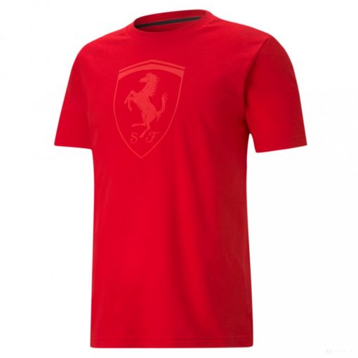 Ferrari T-shirt, Puma Race Big Shield, Red, 2021