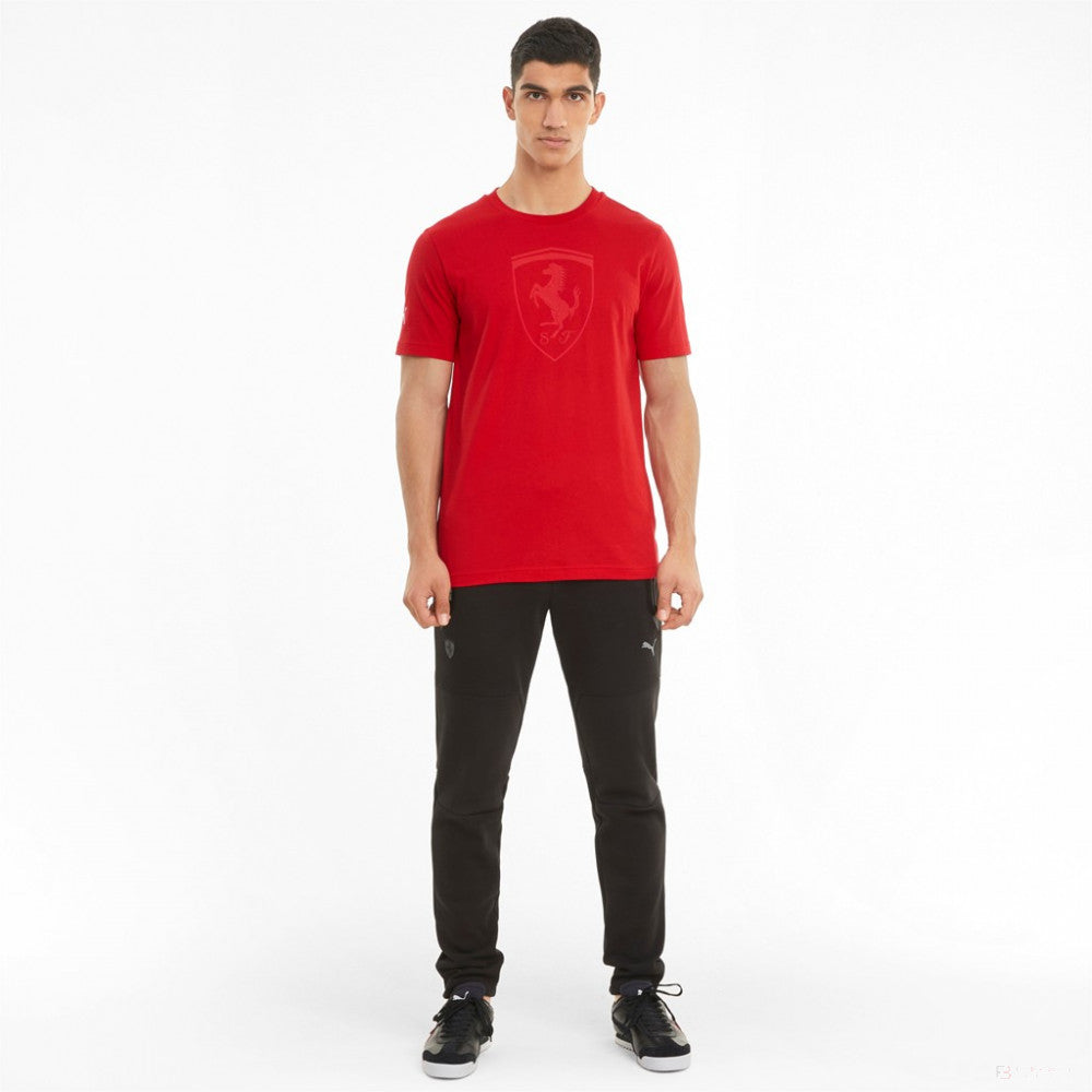 Ferrari T-shirt, Puma Race Big Shield, Red, 2021