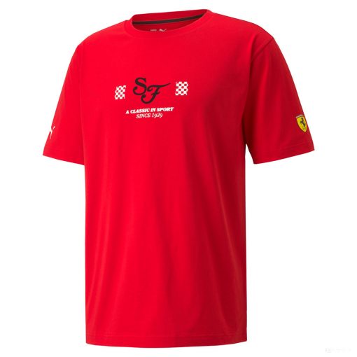 Ferrari T-shirt, Puma Race Statement, Red, 2021