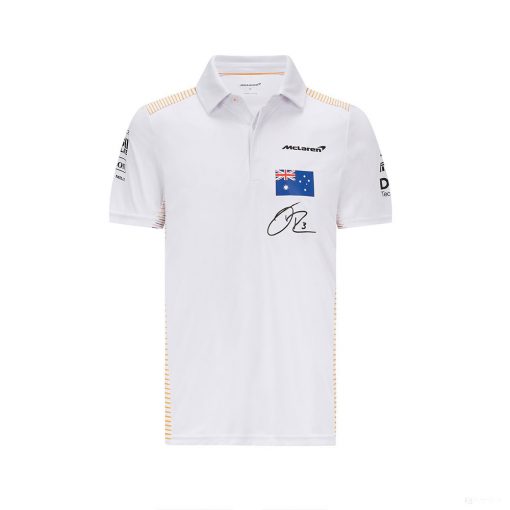 McLaren Polo, Daniel Ricciardo, White, 2021