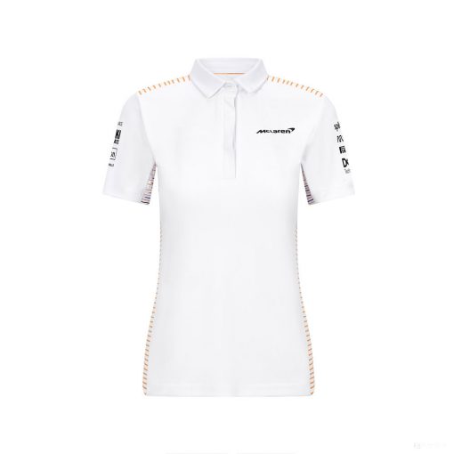 McLaren Womens Polo, Team, White, 2021