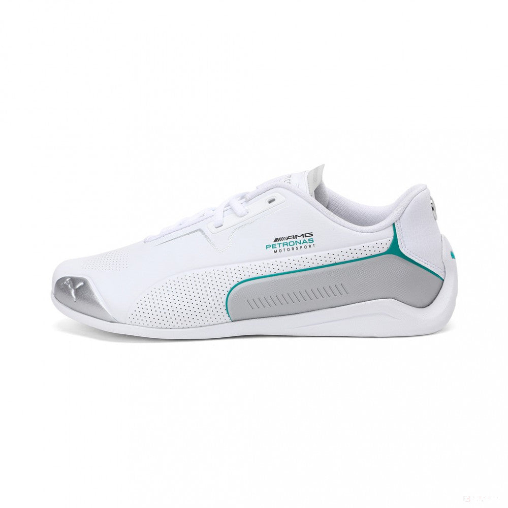 Mercedes Kids Shoes, Puma Drift Cat 8, White, 2021