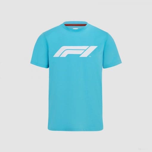 Formula 1 T-shirt, Formula 1 Logo, Bright Blue, 2022