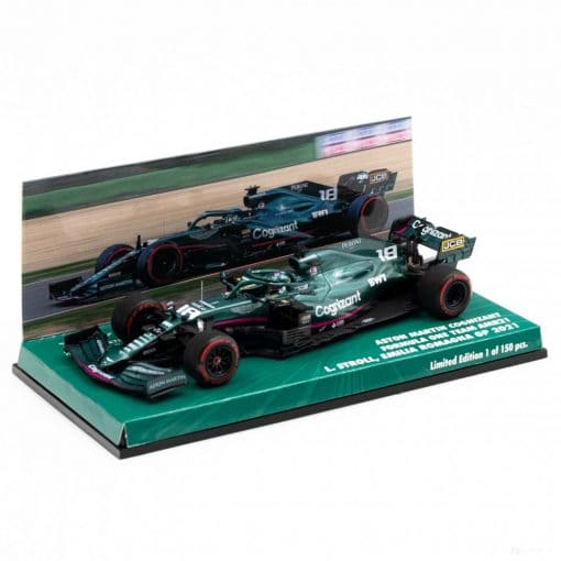 Lance Stroll Aston Martin Cognizant AMR21 Formula 1 Emilia-Romagna GP 2021 Limited Edition 1:43