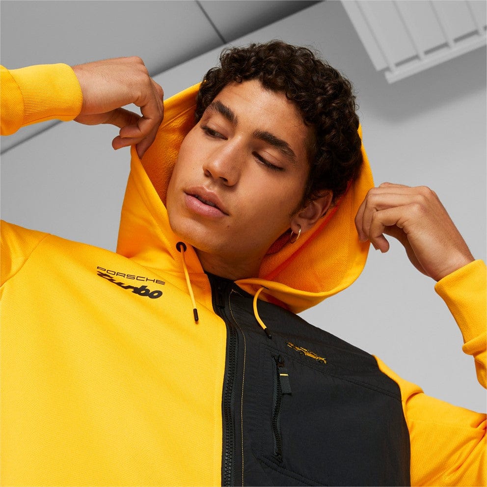 Porsche Legacy Hooded Sweat Jacket Lemon Chrome 2022