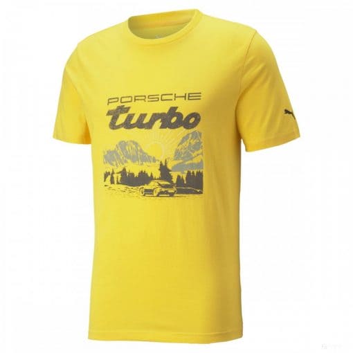 Porsche Legacy Graphic Tee 2 Lemon Chrome 2022