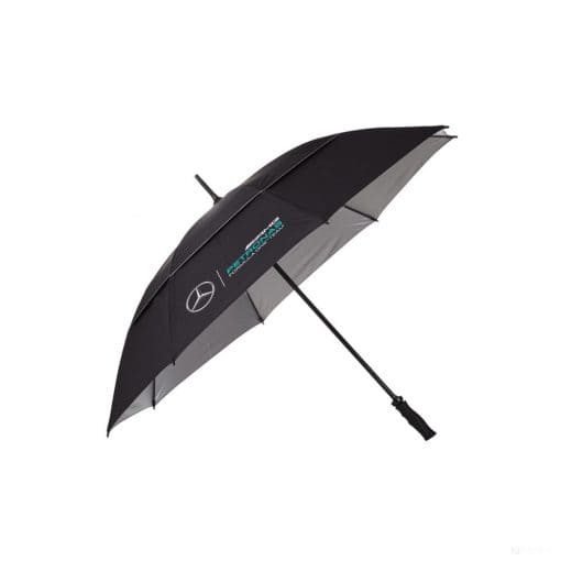 Mercedes Grid Golf Umbrella, Black, 2022