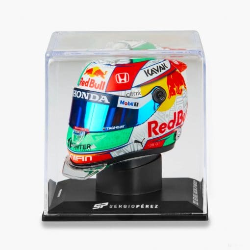 Sergio Perez Mini Helmet, 2021, Mexican GP 1:4