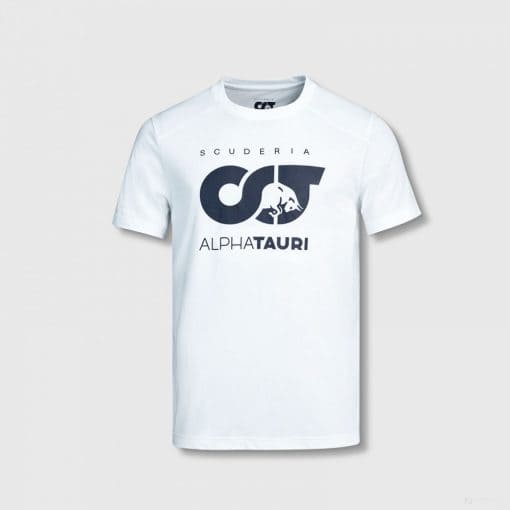 Scuderia Alpha Tauri, Fanwear, Kids, Logo,T-shirt, White 2022