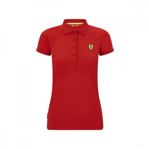 Ferrari Womens Polo, Classic, Red, 2020