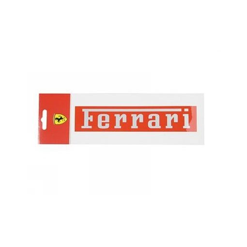 Ferrari Sticker, 19x4 cm, Red, 2012