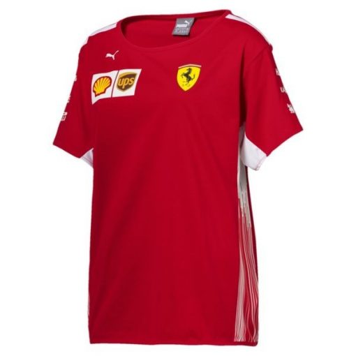 Ferrari Womens T-shirt, Team, Red, 2018