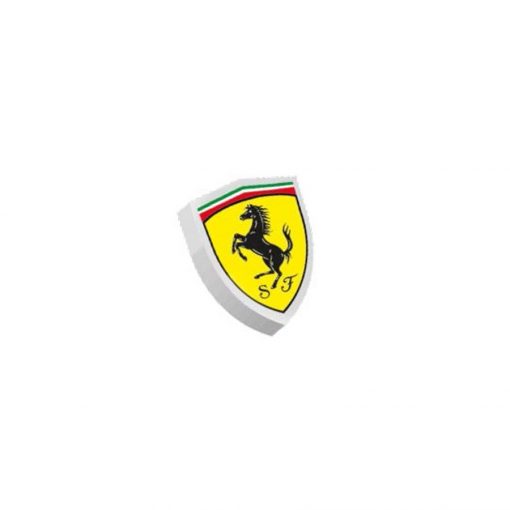 Ferrari Rubber, Scudetto Rubber, Yellow, 2018