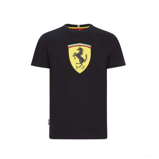 Ferrari T-shirt, Scudetto, Black, 2020