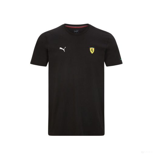 Ferrari T-shirt, Small Shield, Black, 2021