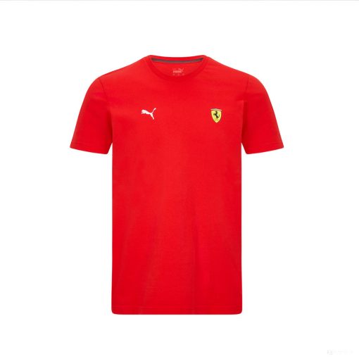 Ferrari T-shirt, Small Shield, Red, 2021