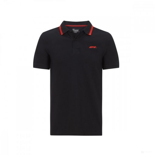 Formula 1 Polo, Formula 1 Logo, Black, 2020