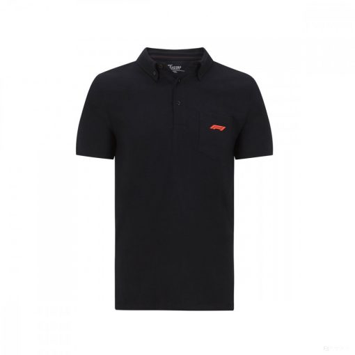 Formula 1 Polo, Formula 1 Logo, Black, 2020