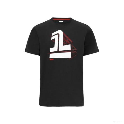 Formula 1 T-Shirt, NO.1 Graphic, Black, 2022