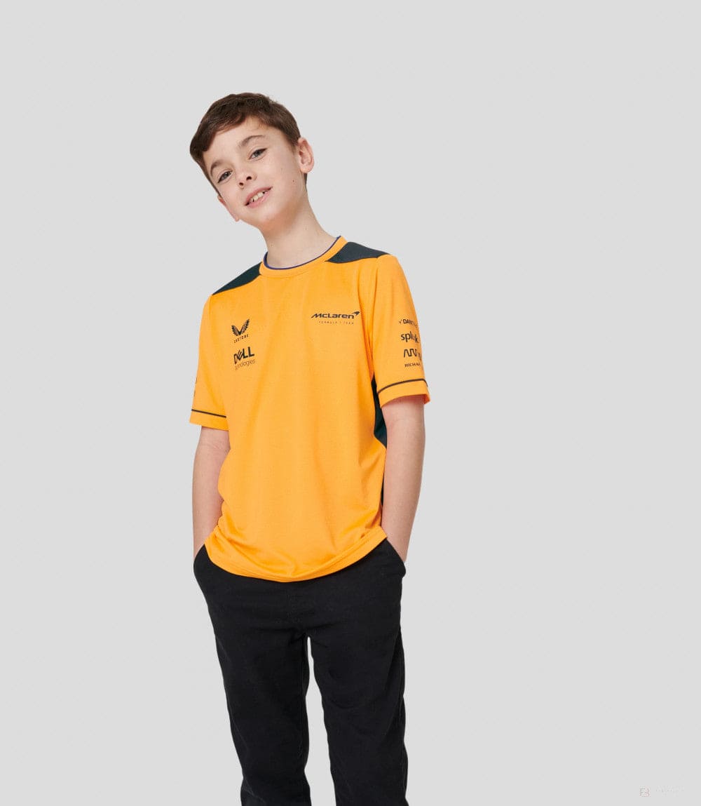 McLaren Kids T-Shirt, Team Set Up, Orange, 2022