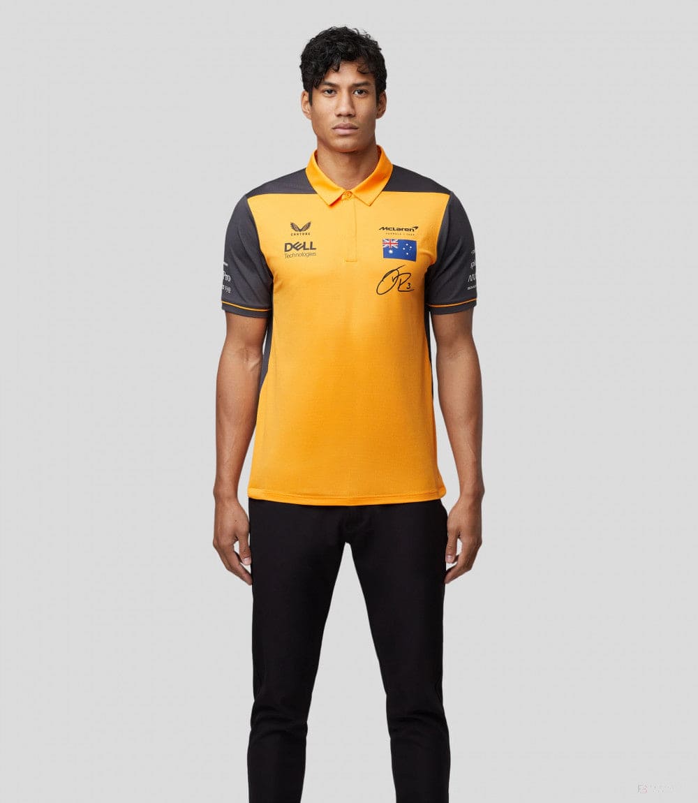 McLaren Polo, Daniel Ricciardo Team, Orange, 2022