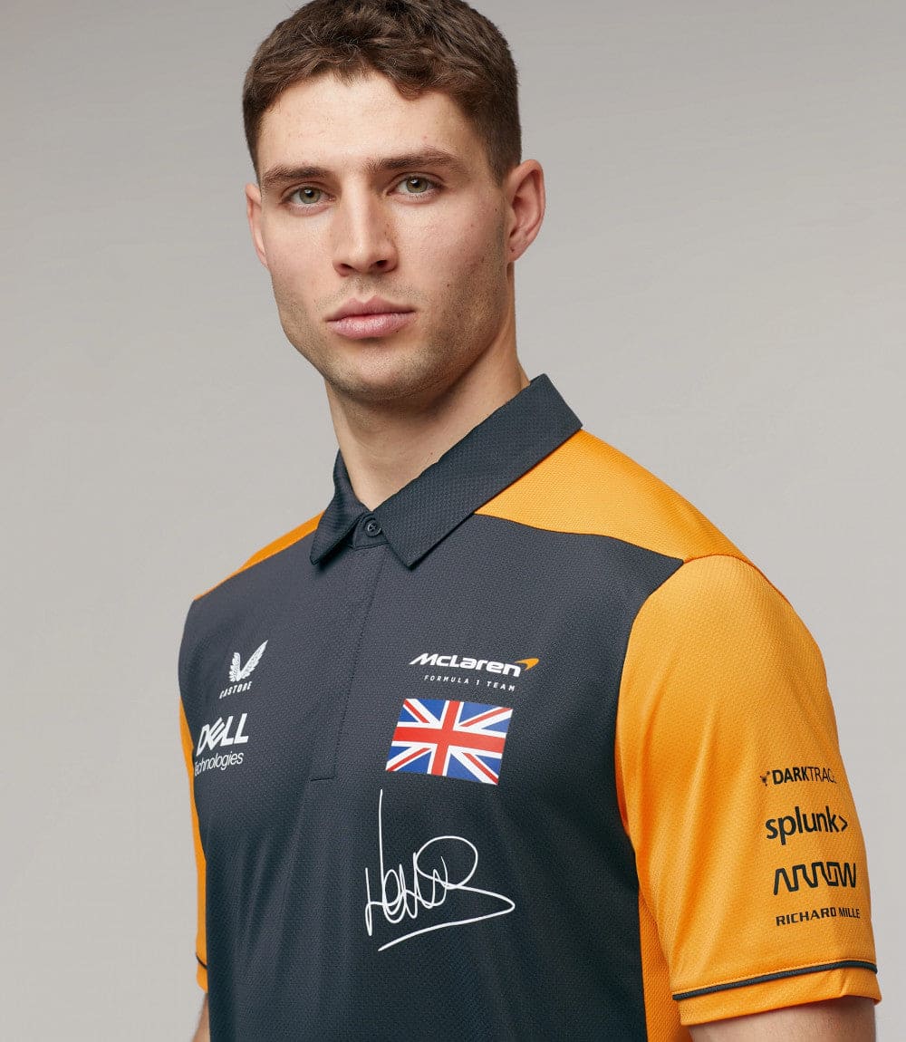 McLaren Polo, Lando Norris Team, Grey, 2022