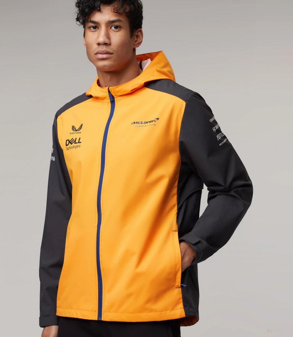 McLaren Rain Jacket, Team, Grey, 2022