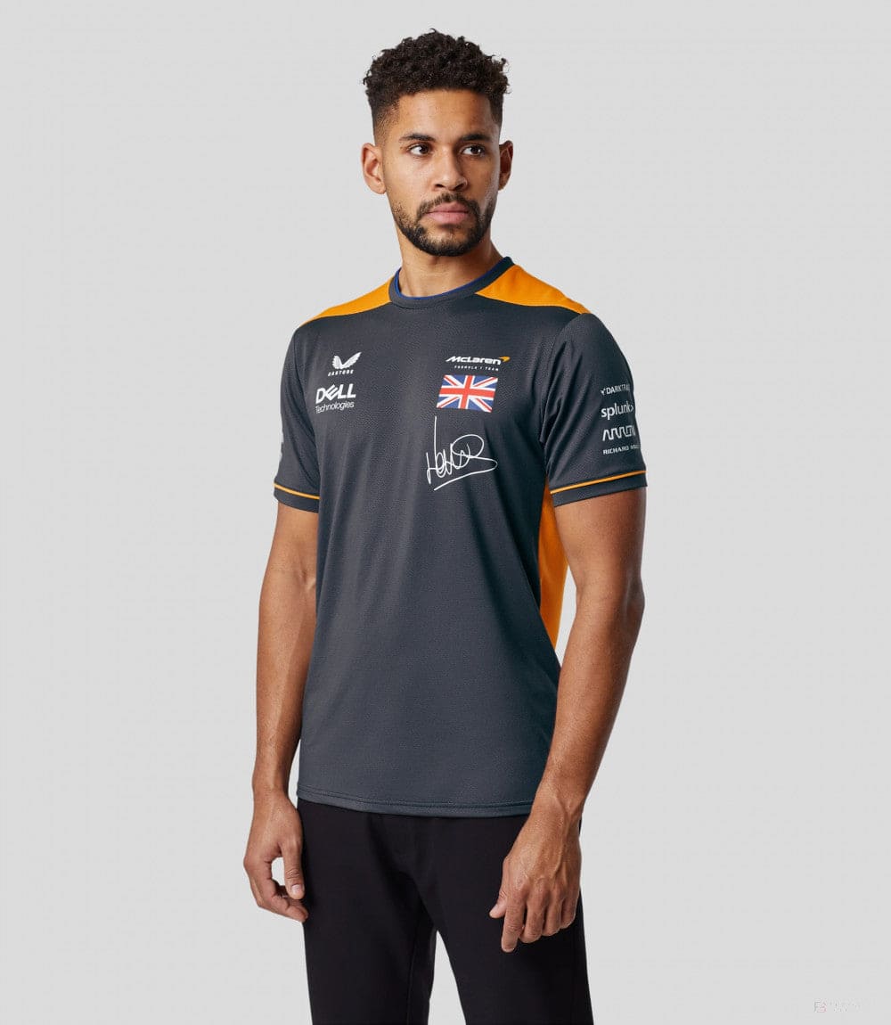 McLaren T-Shirt, Lando Norris Team, Grey, 2022