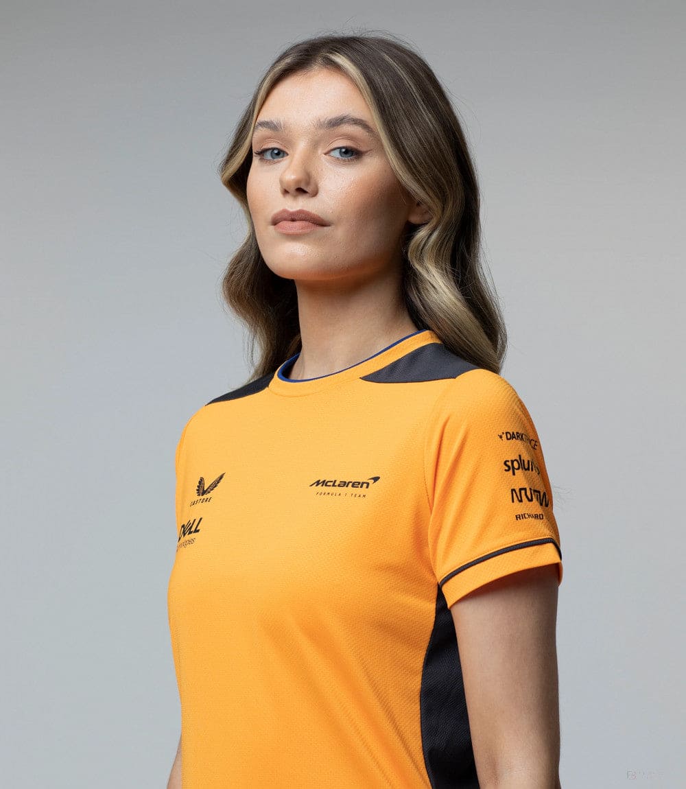 McLaren Womens T-Shirt, Team Set Up, Orange, 2022