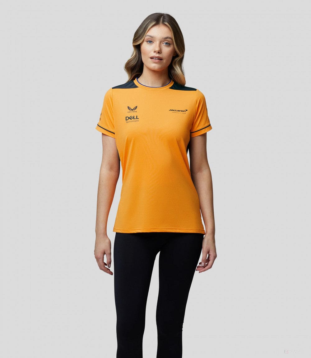 McLaren Womens T-Shirt, Team Set Up, Orange, 2022