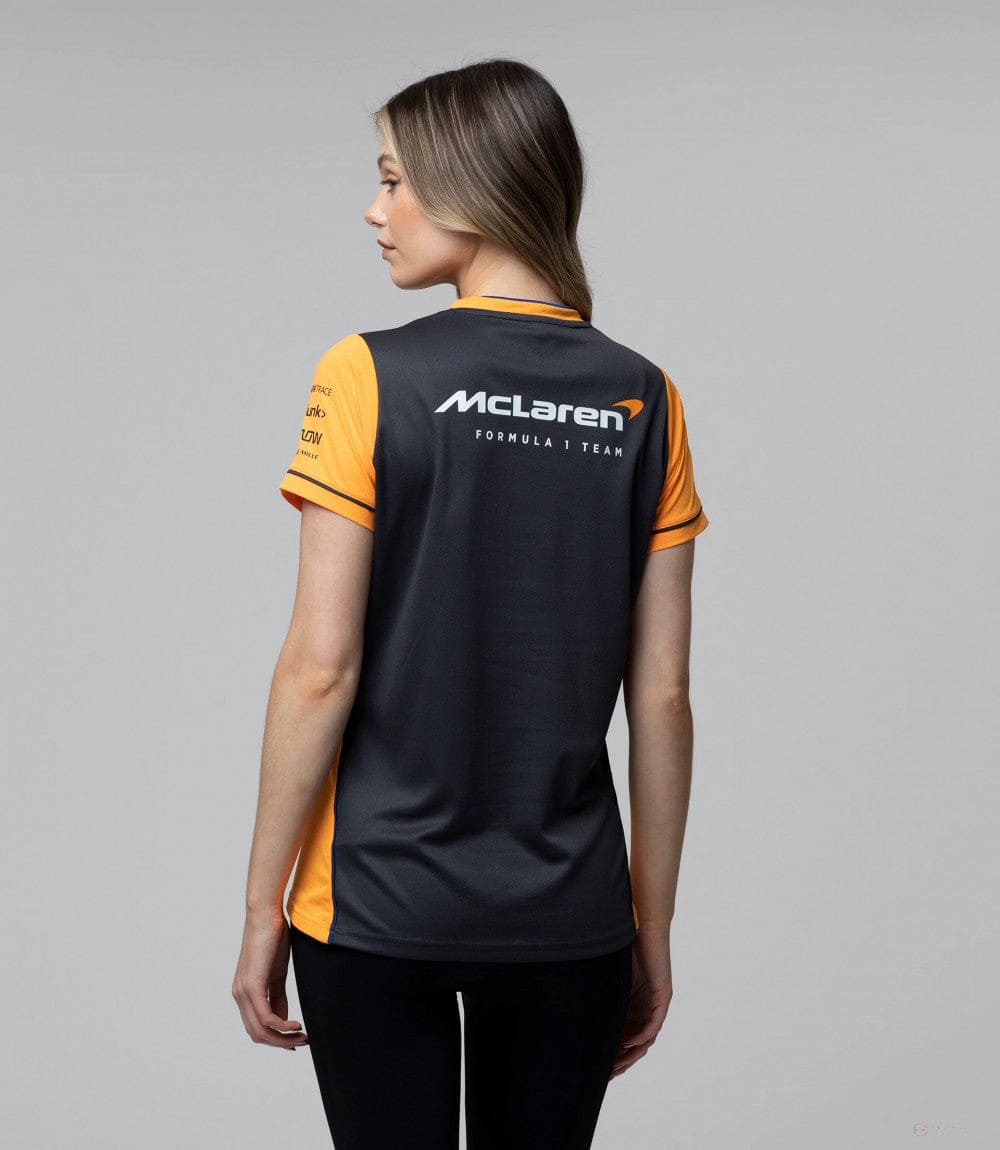 McLaren Womens T-Shirt, Team Set Up, Orange, 2022