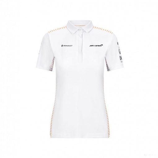 McLaren Womens Polo, Team, White, 2020