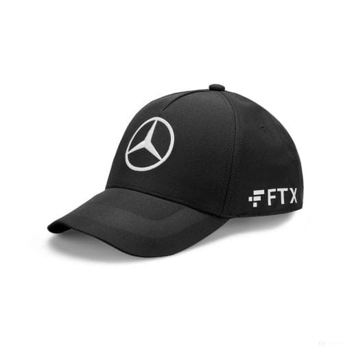 Mercedes Baseball Cap, George Russell, Adult, Black, 2022