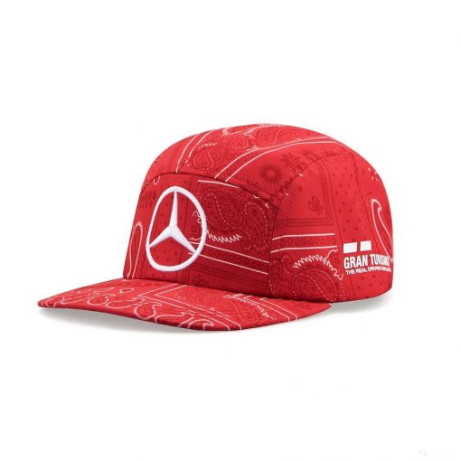 Mercedes Hamilton Baseball Cap, British GP, Adult, Red, 2020